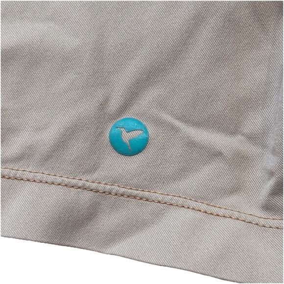 Bird Dogs Shorts Boom For Your Boomstick Mens Medium Long Lined Gym Stretch Tan - Picture 5 of 5